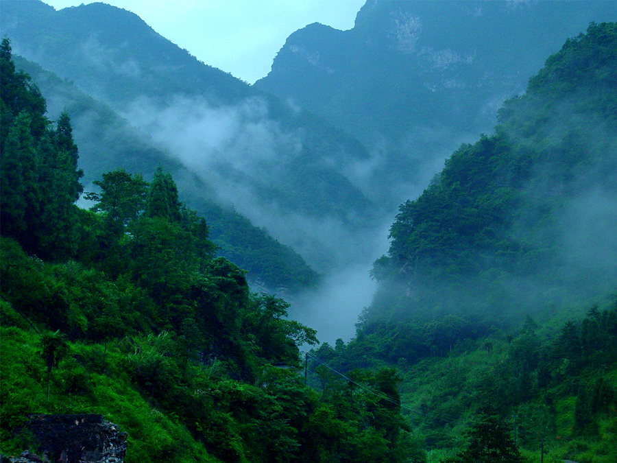 藏王寨老君山风貌